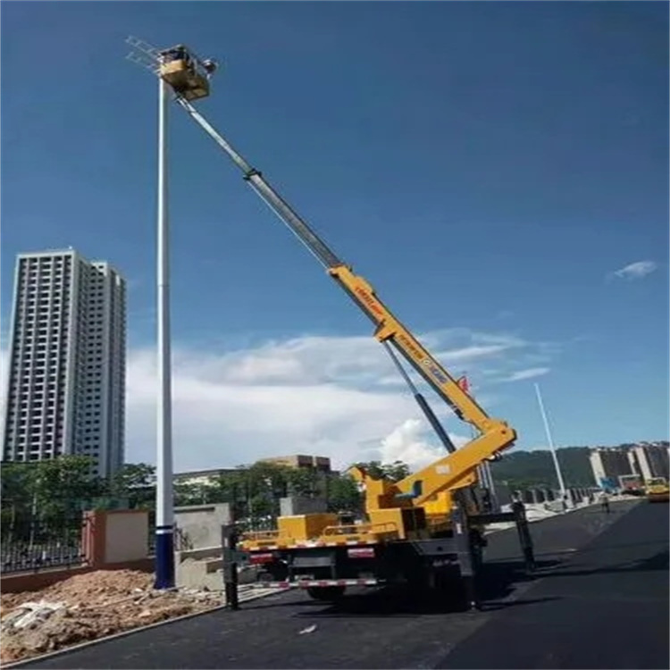 鲁山维修路灯的曲臂升降车出租